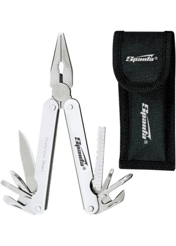 Пассатижи-трансформер 15 предметов 156мм, в чехле Sparta 17610