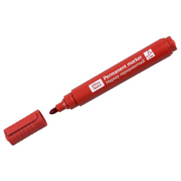 Маркер перманентный красный Officespace, пулевидный, 3мм 265704