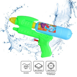 Пистолет водяной 22см Крош и Ежик, в ассортименте, в пакете Смешарики 5432632