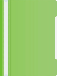 Скоросшиватель пластиковый салатовый Бюрократ 0,12/0,16 -PS20LETT