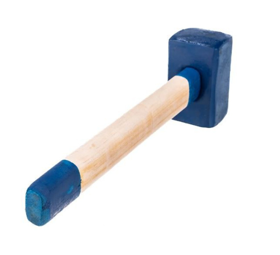 Кувалда 4кг удлинённая деревянная ручка, литая Сибин 20133-4