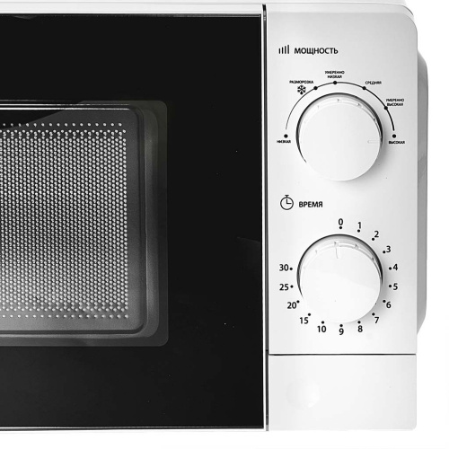 Микроволновая печь 20л 700Вт, механическое управление, белый Delta DL-87L20