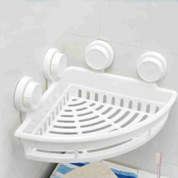 Полка для ванной комнаты угловая пластиковая Радужный Дом РД66966