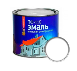 Эмаль ПФ-115 белая  0,8кг (Смоленск) Р09355