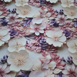 Клеенка столовая на тканевой основе с ПВХ покрытием 1,4х20м Grace STS007A