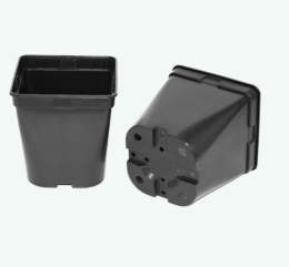 Горшок для рассады квадратно-круглый 16,5х16,5х16см, объем - 3,0л, литье AMINA