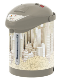 Термопот 2,8л,  750Вт, серый с декором Maxtronic MAX-CR-10