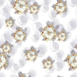 Клеенка столовая на нетканой основе 1,37х25м Grace NI-6415-3