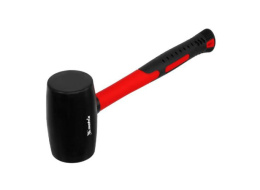 Киянка резиновая 0,680кг фибергласовая ручка, черная резина Matrix 11193