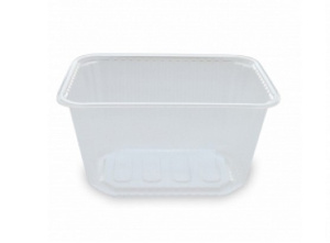 Контейнер одноразовый пластиковый с крышкой 186х132мм 1500мл Юпласт ЮУПМ3322