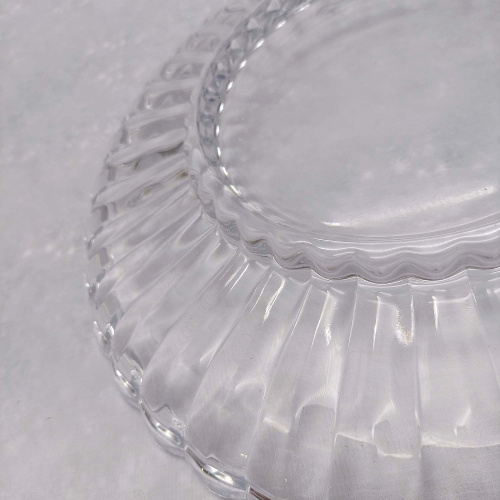 Ваза для фруктов хрустальная 295мм h-40мм Радужный Дом РД19963