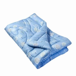 Одеяло 200х220см Лебяжий пух (п/э 70) в чемодане Коллекция Удачная ДомВелл 