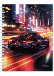Тетрадь  96 листов Спортивное авто, гребень С0262-119
