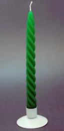 Свеча витая 60г НТС зеленый Антей-Кэндл 50707652