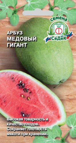 Арбуз Медовый Гигант 1г цветной пакет Седек