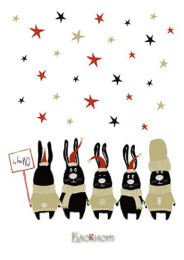 Блокнот А5  48 листов Прикольные зайки, гребень С0712-74