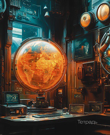 Тетрадь  48 листов Глобус С0231-05