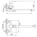 Смеситель для ванны Frud R072 R22072 Frud 42901