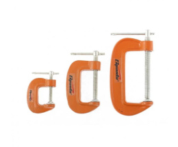 Струбцины G-образные набор 3шт. ( 25мм, 50мм, 75мм) Sparta 206755