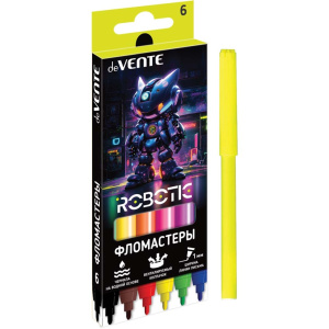Фломастеры  6 цветов Devente Robotic 5080533