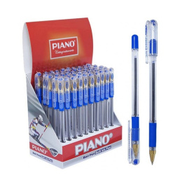 Ручка шариковая на масляной основе Piano Gold, 0,5мм, прозрачный корпус РТ-205