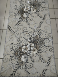 Коврик напольный на войлочной основе с низким ворсом Принт 100х200см p1187/a2p(кор)