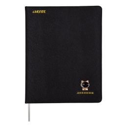 Дневник универсальный твердая обложка Devente Kitty, обложка из искусственной кожи 2022464