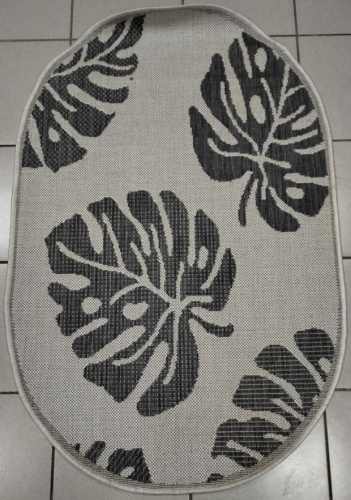 Циновка напольная Петра  80х120см овальная рис. 4164 ТО77844