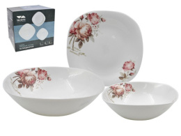 Набор столовый стеклокерамический 13 предметов квадратный Чайные розы, в п/у Lavenir 13PCS SQ YF20032