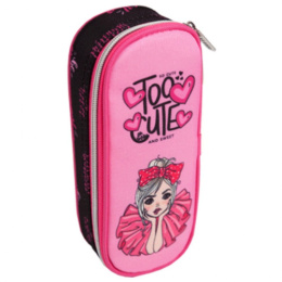 Пенал Devente овальный Too Cute, с внутренним органайзером-створкой 7023320