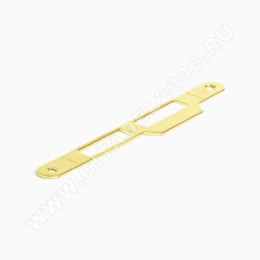 Ответная планка 501.18 (196 мм) золото с заходом "Н-М"*** 50219*