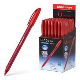 Ручка шариковая ErichKrause Ultra U-108 Original Stick, красная, 1мм 47597