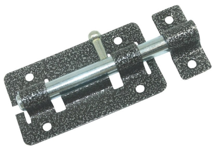 Задвижка дверная Кунгур ЗД-01, серебро Кунгур 30156