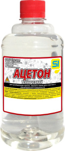 Ацетон 0,5л ГОСТ в бутылке ПЭТ Спринт