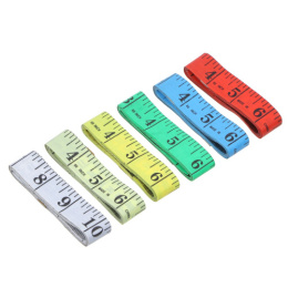 Сантиметр портновский 1,5м, ПВХ, цвета  в ассортименте 308-594