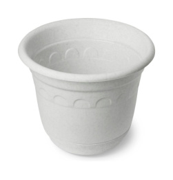 Горшок для цветов пластиковый Колывань с поддоном  3,7л d-22см h-18см мрамор Martika С94М