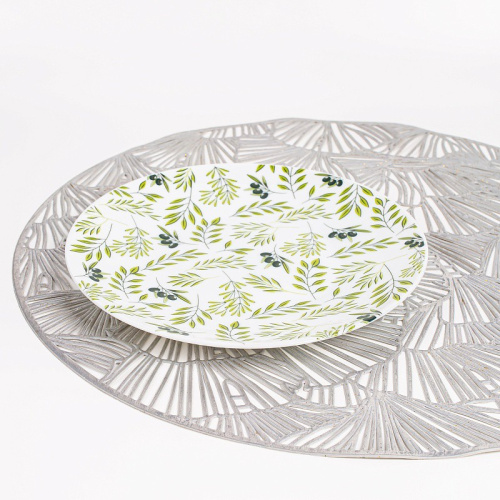 Тарелка стеклокерамическая мелкая 202мм Oila Pars Opal PO-195-925
