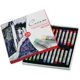 Пастель 24 цвета художественная Сонет 7141224
