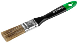 Кисть плоская Kanekaron  20мм, 3/4", искусственная щетина, деревянная ручка, для высокотекучих ЛКМ Stayer 0106-020