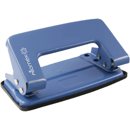 Дырокол  10 листов Attomex, синий 4020302