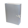 Короб архивный  90мм бумвинил, складной, серый ПА30