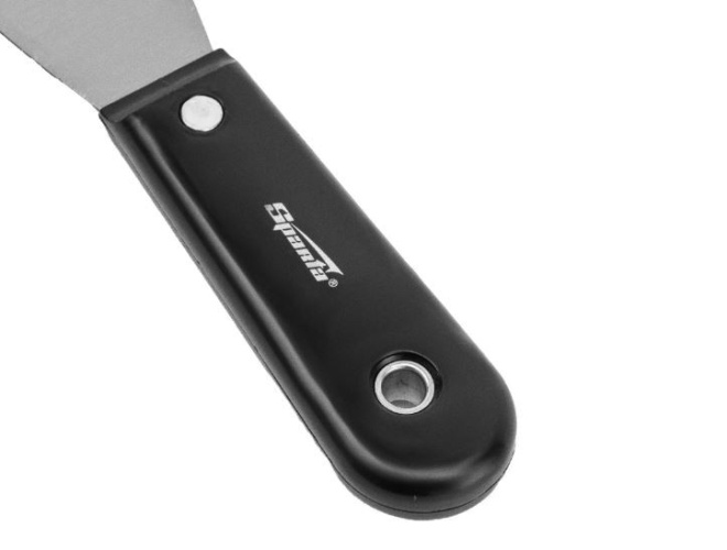 Шпатель стальной  50мм пластиковая ручка, полированный Sparta 852335