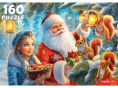 Пазлы  160 элементов Новогодние чудеса П160-7608