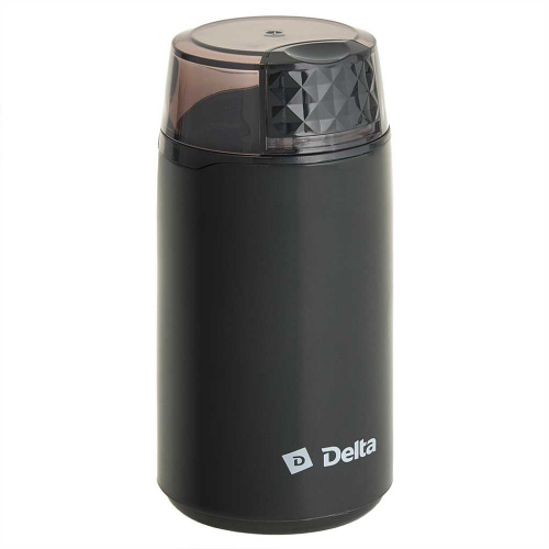 Кофемолка электрическая 250Вт, вместимость 60г, черный Delta DL-5600