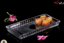 Блюдо стеклянное прямоугольное Calista 275х140х2,5мм/780мл, в п/у Kaveh 1800