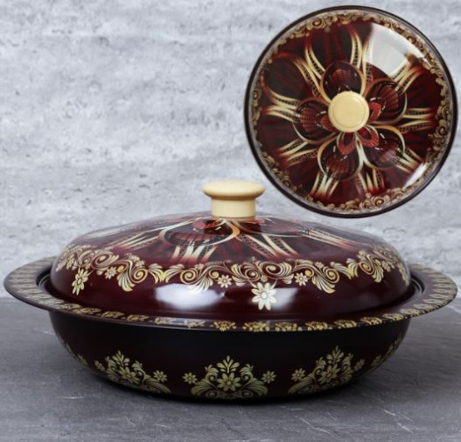 Чаша металлическая с крышкой 2,0л RTY-613 739613