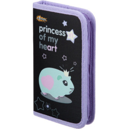 Пенал однокамерный №1 School Princess 1554527,ПКТ 03-20