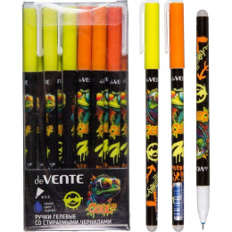 Ручка Пиши-Стирай гелевая Devente Cool Lizard, синяя 0,5мм 5051524