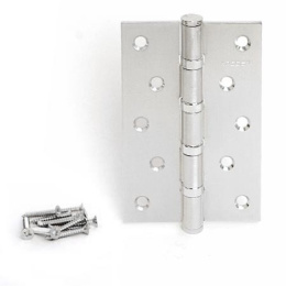 Петля врезная Apecs 120х80-B4-Steel-NIS универсальная, матовый никель Apecs 23835