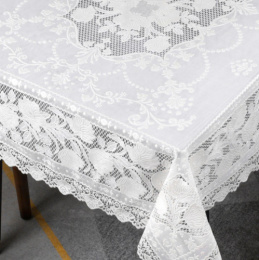 Клеенка - скатерть ажурная Lace 120х150см 10шт. в рулоне Grace LP-1115V